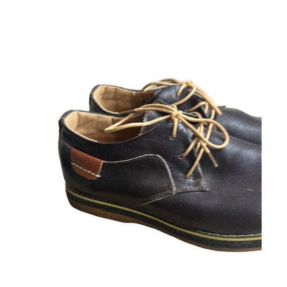 Fashion Mens Dress Oxford Shoes Color Brown Sz 10 1/2 Eur 45 Uk 11 Sku 2277 - Picture 6 of 14